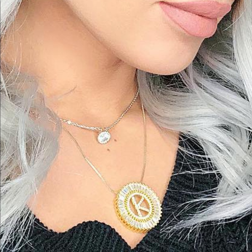 💎 Gorgeous & Sexy Initials with Crystal Necklace